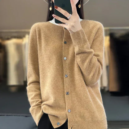 Soft Merino Wool Women's Crew Sweater