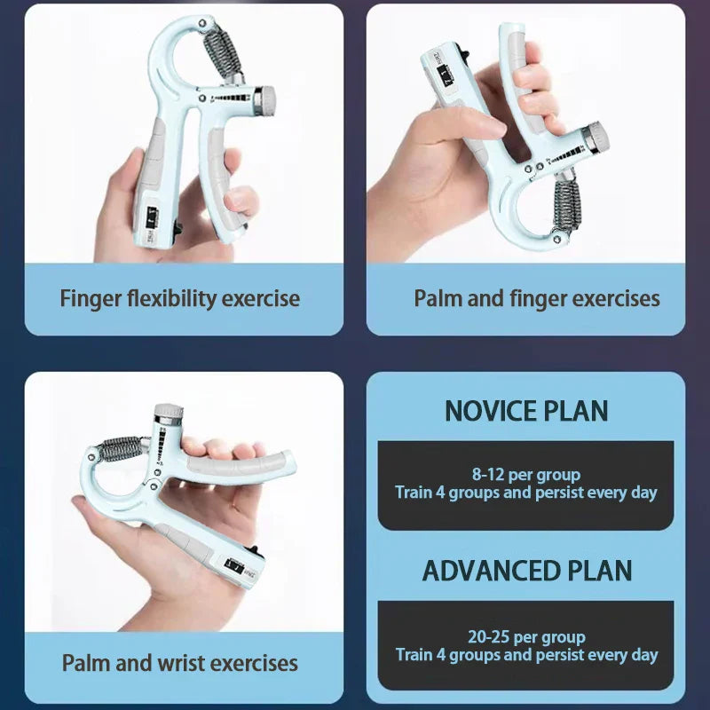 Compact Hand Grip Exerciser For Stronger Wrists