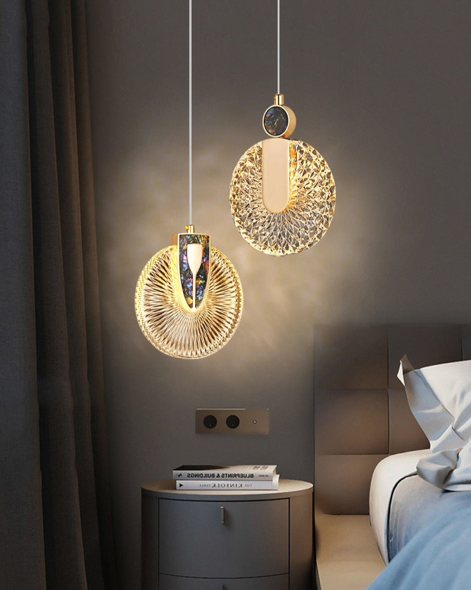 Luxury Crystal Glass Pendant Lighting Fixture - Lusomart