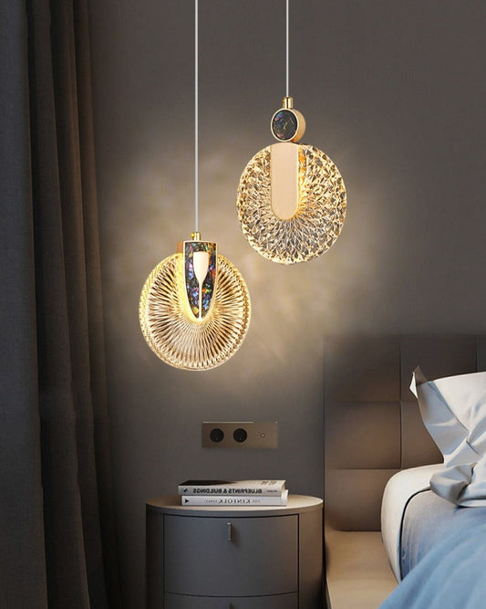 Luxury Crystal Glass Pendant Lighting Fixture - Lusomart
