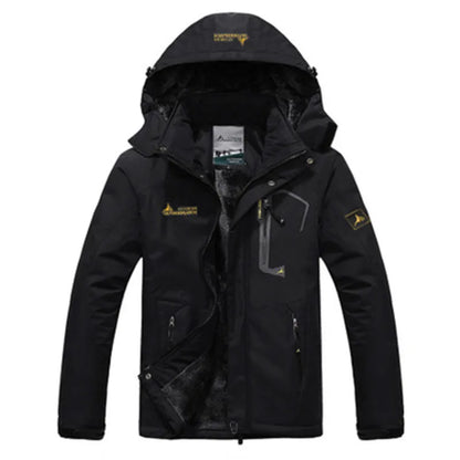 Warm Waterproof Men's Hooded Jacket