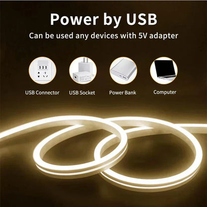 Flexible LED Tape Light with Sticky Backing