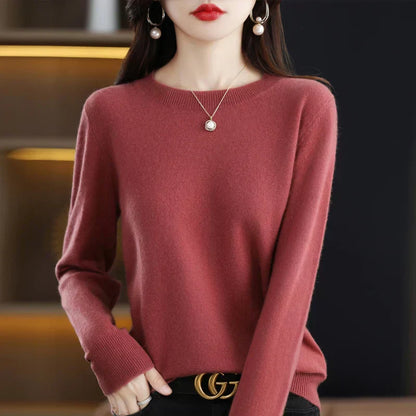 Soft Merino Wool Women's Sweater for Fall Winter