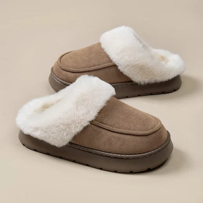 Warm Men's Fleece Slippers Non Slip Comfortable