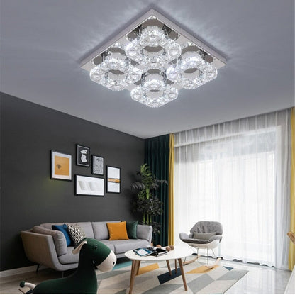 Elegant Four Light Crystal Chandelier