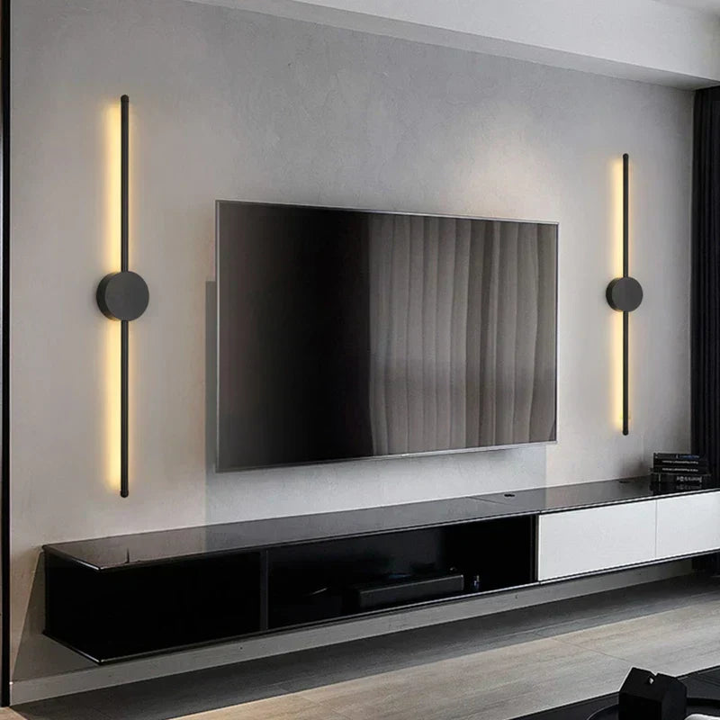 Slim LED Wall Lamp with 3 Brightness Settings
