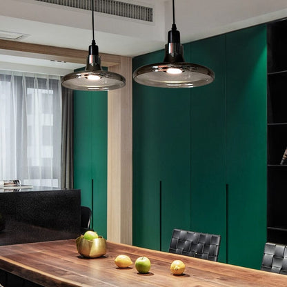Sleek Glass Hanging Light Fixtures