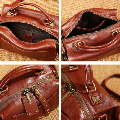 Authentic Leather Crossbody Shoulder Bag