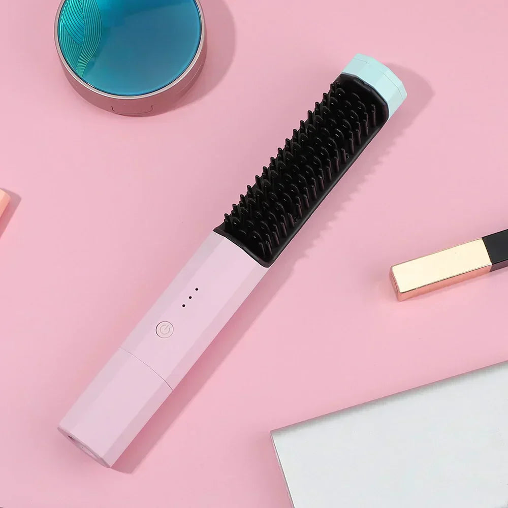 Wireless Hair Straightening Styler - Lusomart