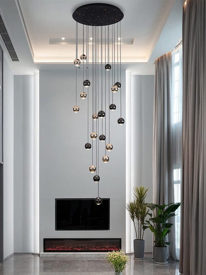 Elegant Drop Glass Pendant Light