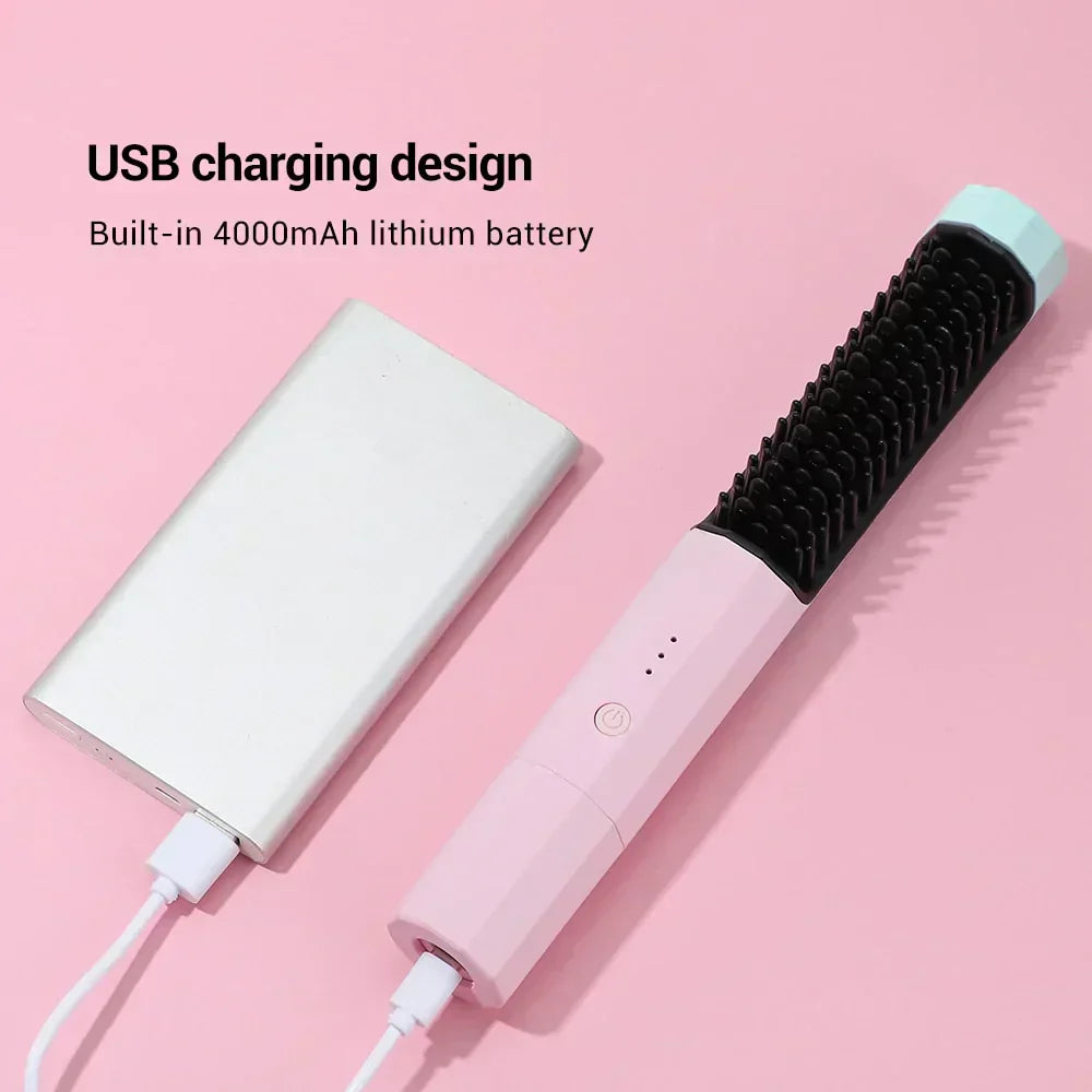 Wireless Hair Straightening Styler