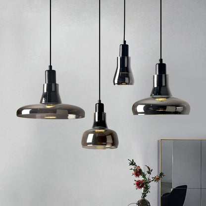 Sleek Glass Hanging Light Fixtures