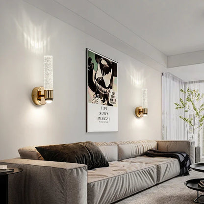 Sparkling Glass Ball Wall Lights