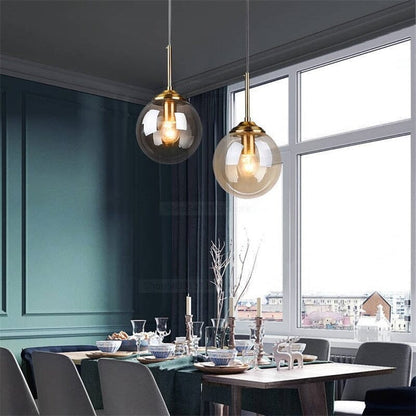 Colorful Drop Glass Pendant Light