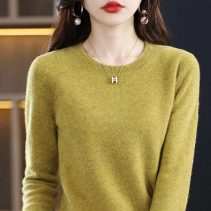 Warm Cozy Wool Cashmere Winter Sweater - Lusomart