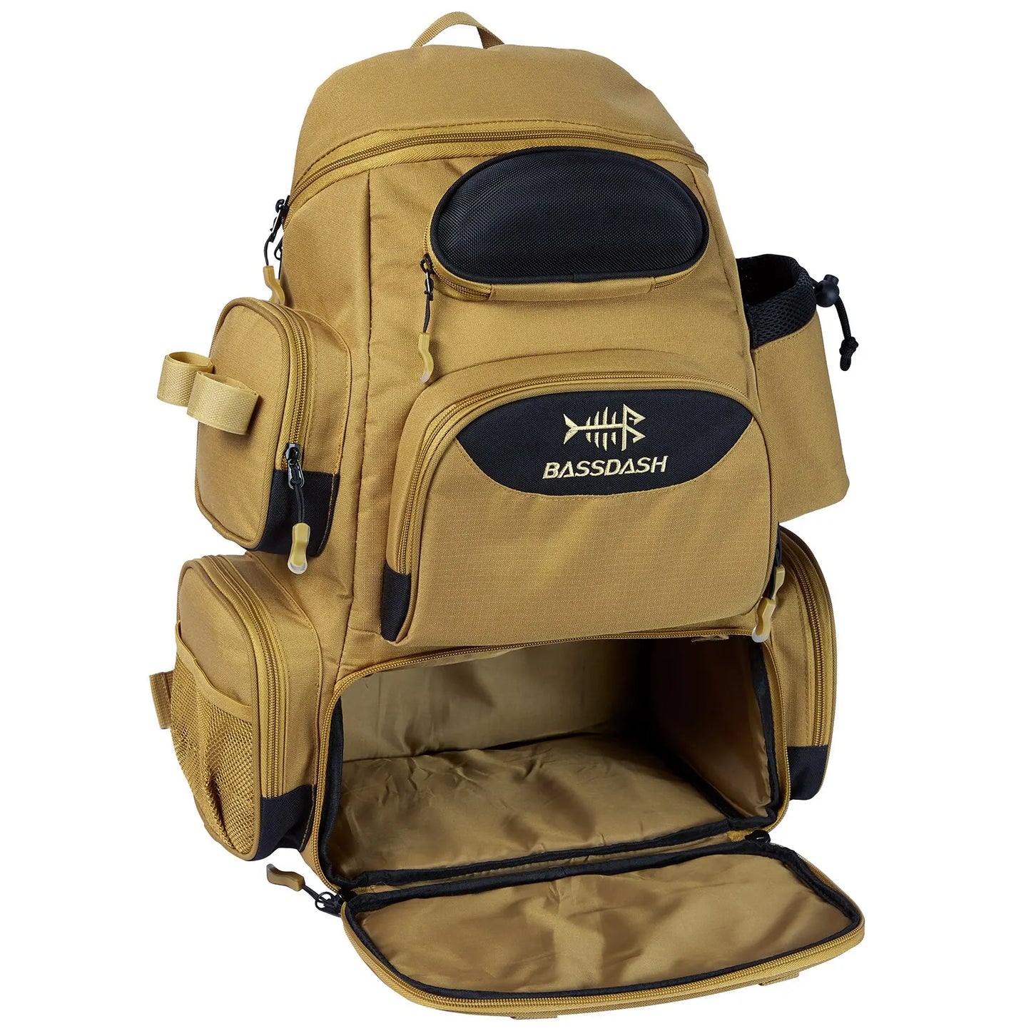 Waterproof Fishing Gear Backpack with Rod Holder