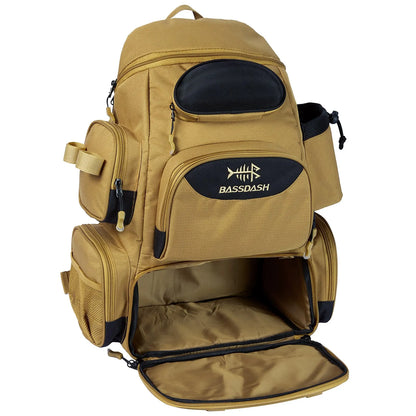 Waterproof Fishing Gear Backpack with Rod Holder