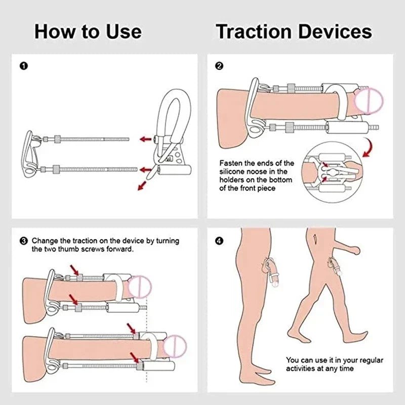 Men's Penis Extender for Enlargement and Comfort