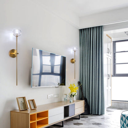 Luxury Glass Wall Light Fixtures