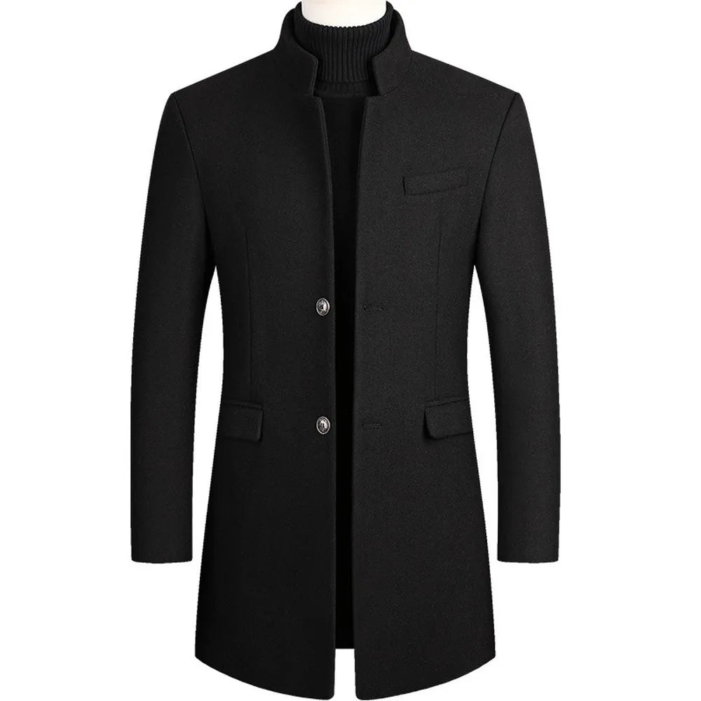 Thermal Insulated Parka Coat For Men With Soft Lining