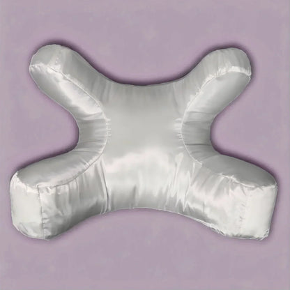 Soft Plush Face Pillow with Smooth Satin Cover