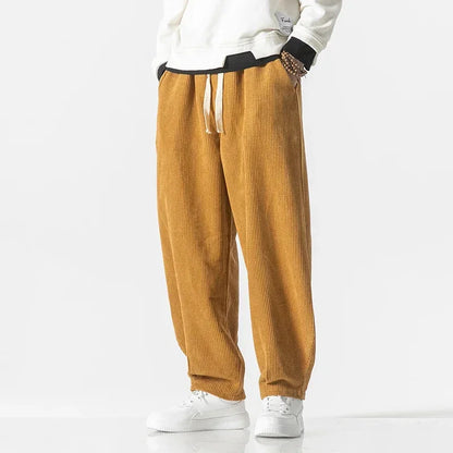 Casual Corduroy Jogger Pants