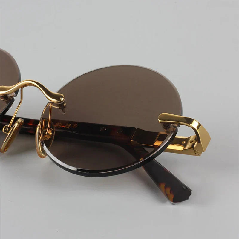 Stylish Frameless Sunglasses UV Protection Anti Scratch