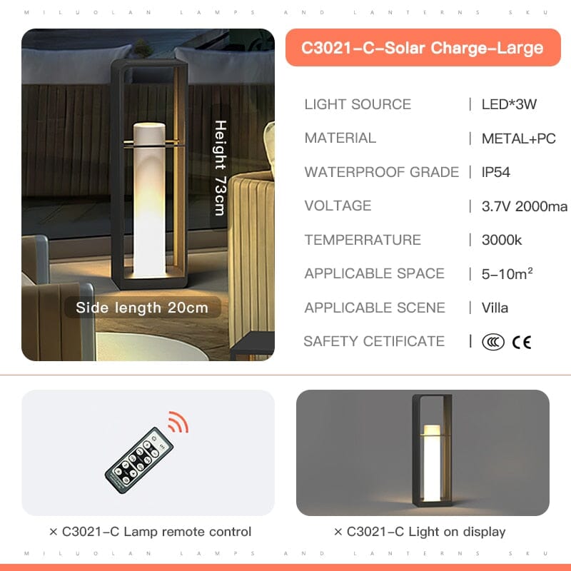 Elegant Outdoor Table Lamp