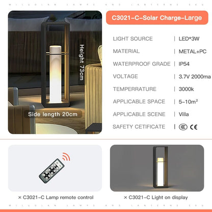 Elegant Outdoor Table Lamp