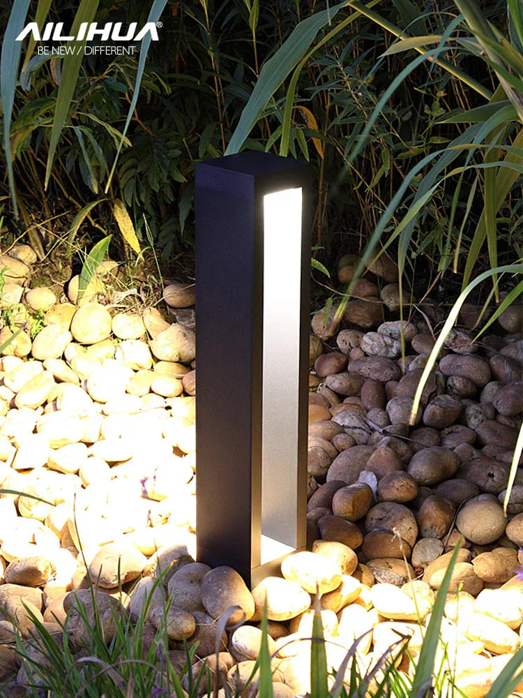 Bright Solar Powered Garden Lamp