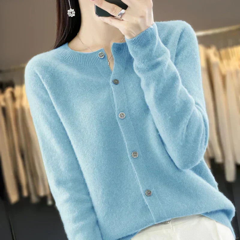 Soft Merino Wool Women's Crew Sweater