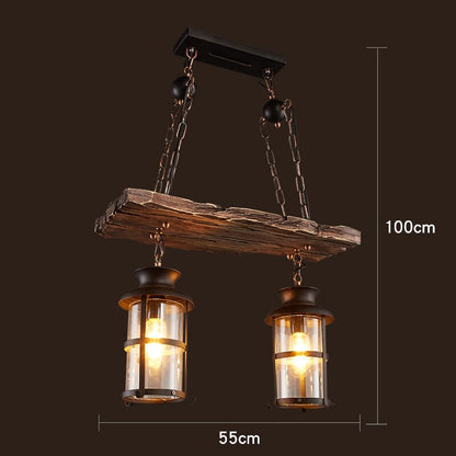 Rustic Metal LED Ceiling Pendant Light