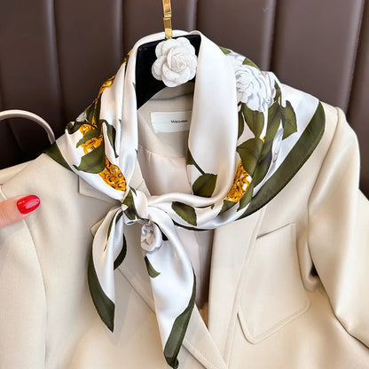 Soft Plaid Neck Scarf in 2 Versatile Colors