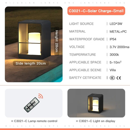 Elegant Outdoor Table Lamp