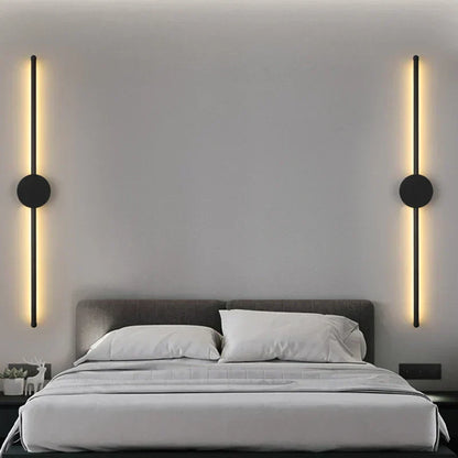 Slim LED Wall Lamp with 3 Brightness Settings - Lusomart
