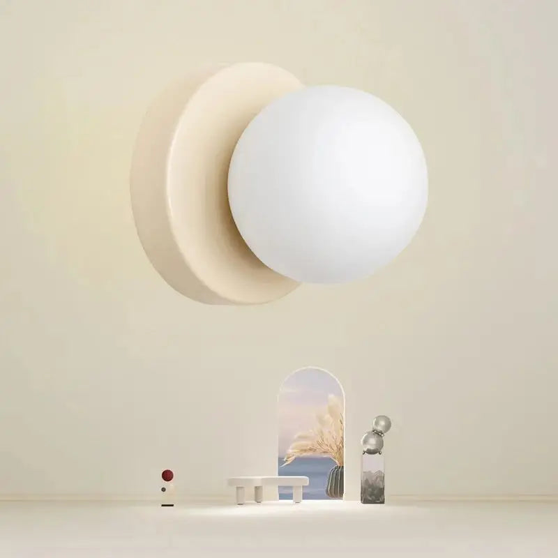 Elegant Round Glass LED Wall Lamp