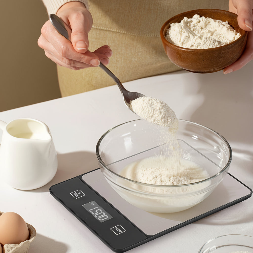 Accurate Digital Kitchen Scale 22lb Stainless Steel