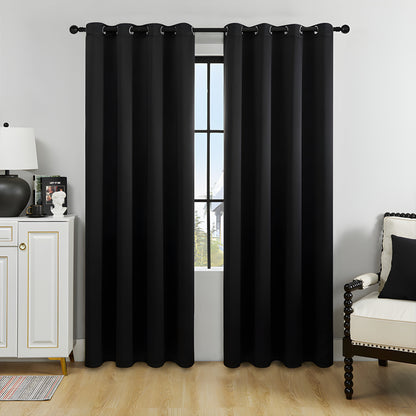 Blackout Curtain in Plain Solid Color Fabric