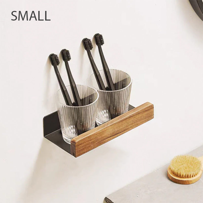 Sleek Bathroom Wall Shelf Space Saving Storage