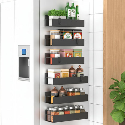 Strong Adhesive Fridge Spice Storage Organizer Kit - Lusomart