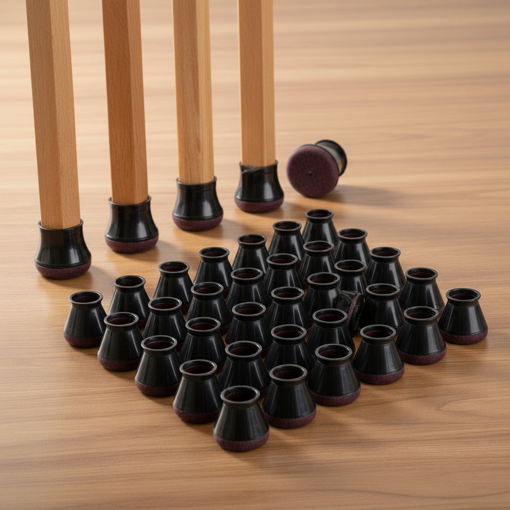 Furniture Floor Savers Rubber Anti Scratch Chair Leg Caps - Lusomart
