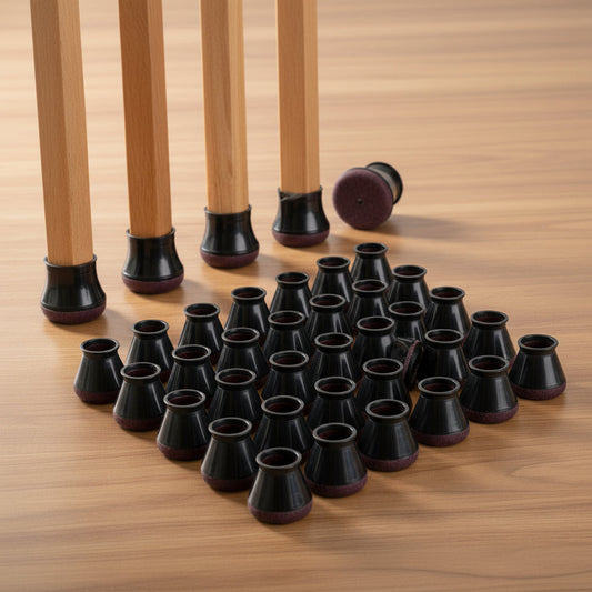 Furniture Floor Savers Rubber Anti Scratch Chair Leg Caps - Lusomart