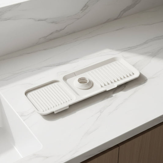 Waterproof Kitchen Sink Protector Mat with Drainage System - Lusomart