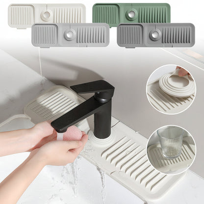 Waterproof Kitchen Sink Protector Mat with Drainage System