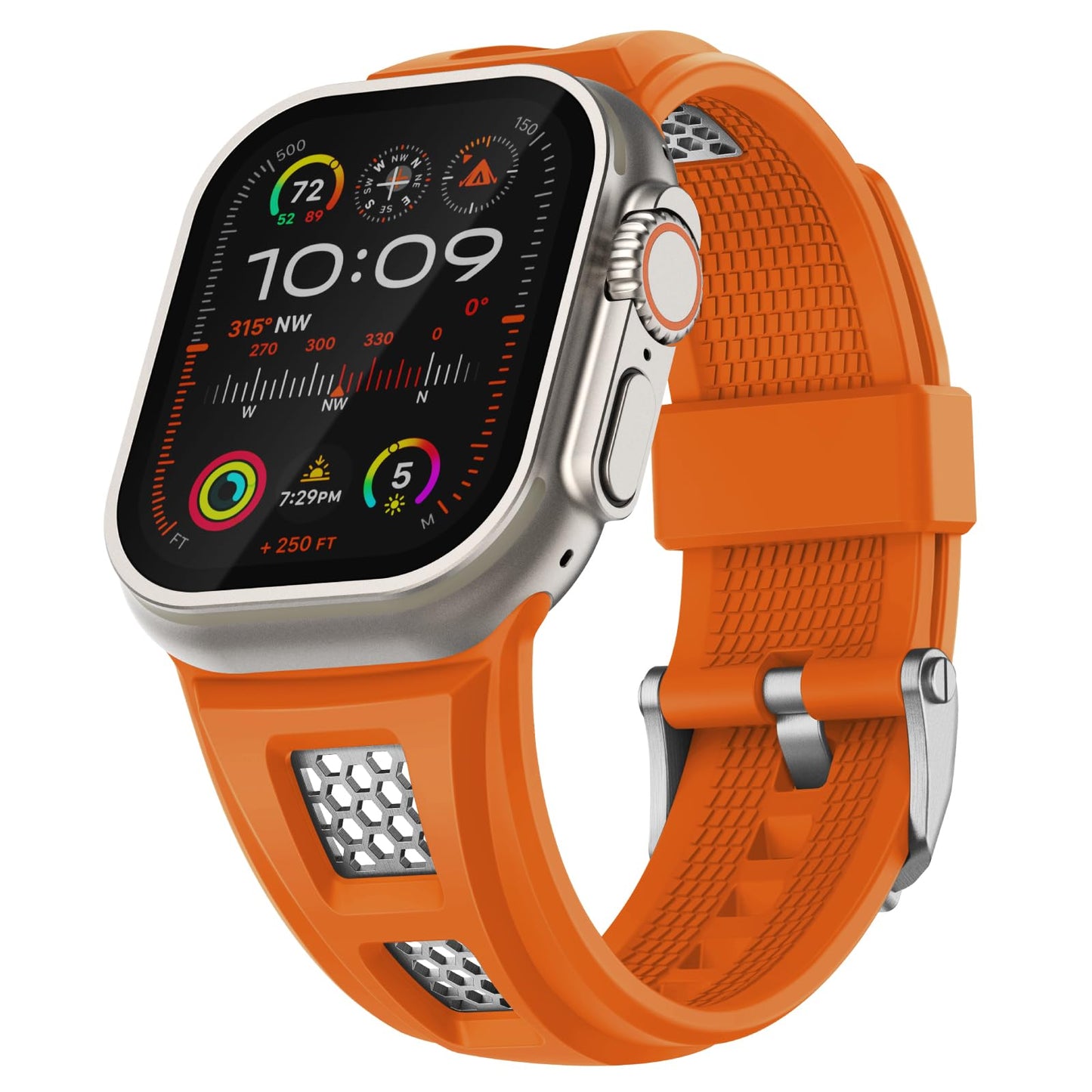 Durable Silicone Fitness Strap for Smartwatch