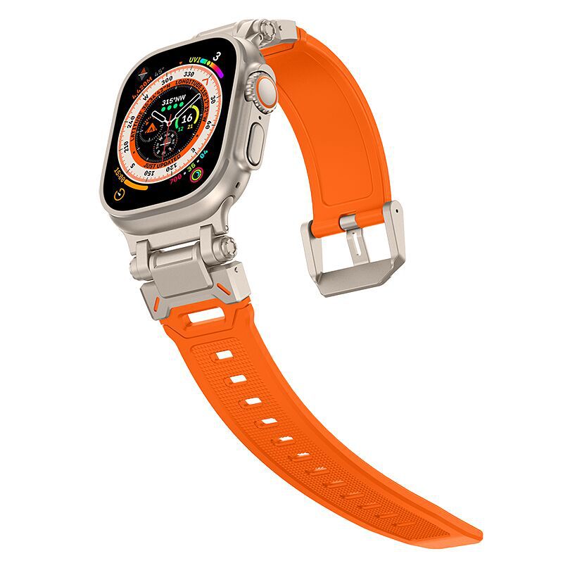 Durable Fluorescent Rubber Apple Watch Band