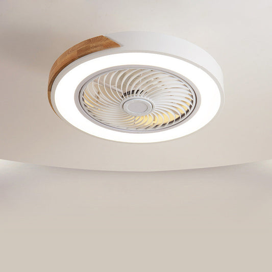 Rustic Wood Ceiling Fan with Efficient LED Lighting - Lusomart