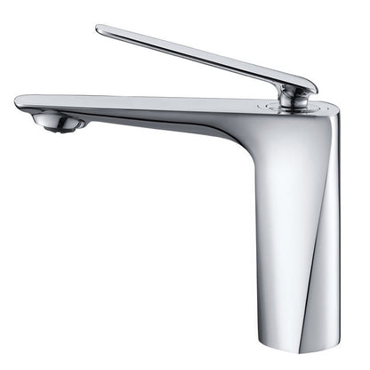 Luxury Gold Tone Single Handle Bathroom Faucet