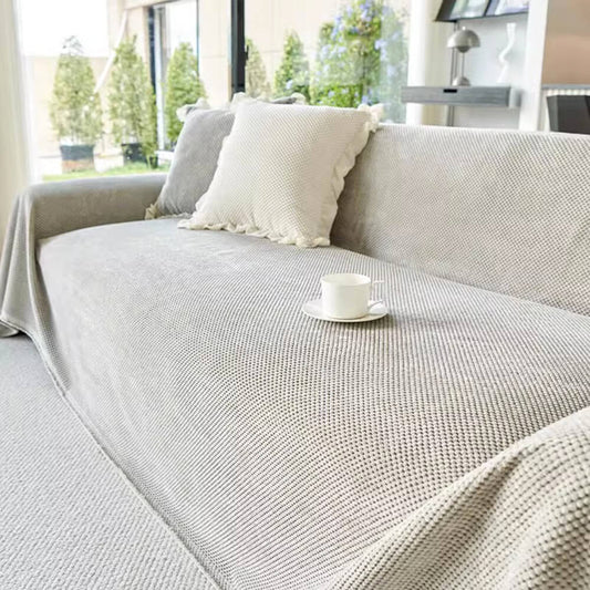 Cozy Fleece Sofa Slipcover for Living Room Comfort - Lusomart