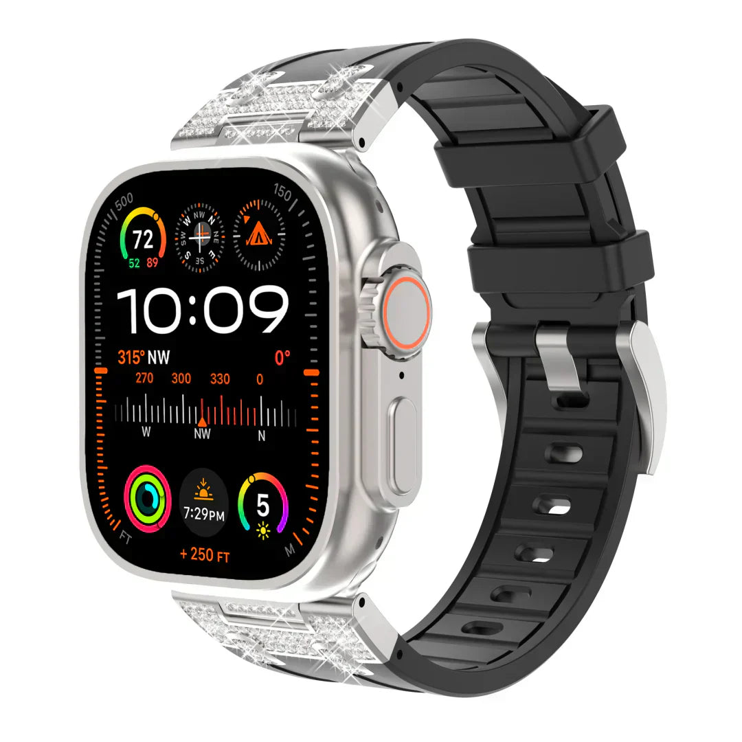Shiny Crystal Apple Watch Band - Lusomart